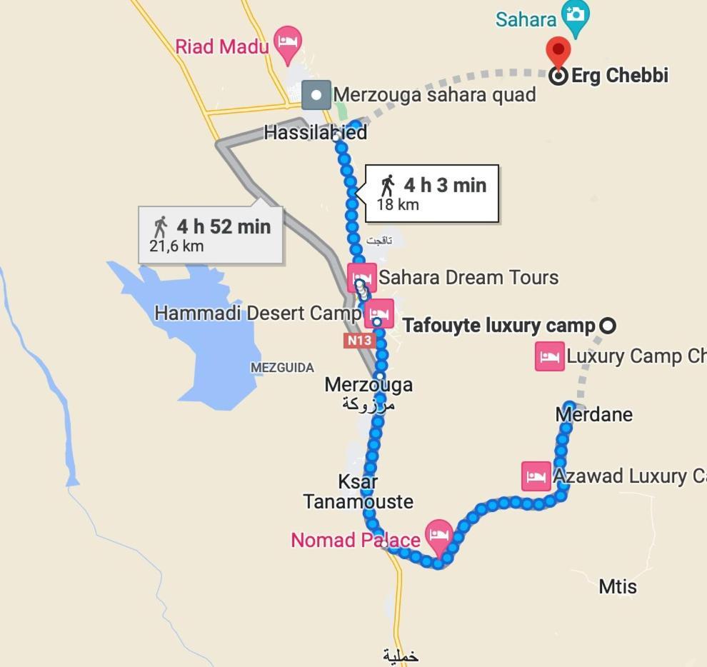 Tafouyte Luxury Camp Hotell Merzouga Eksteriør bilde